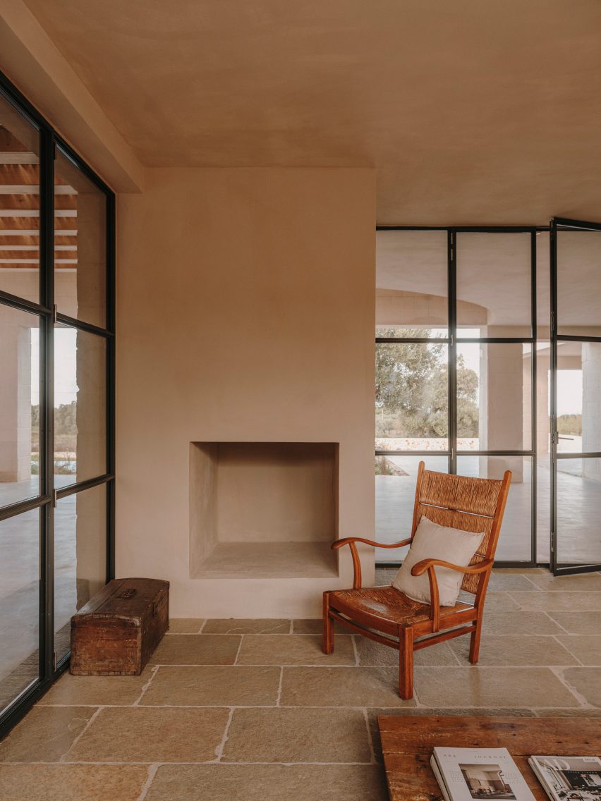 Interior of Casa Maiora by Studio Andrew Trotter in Puglia
