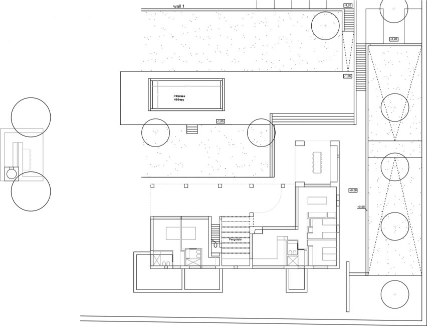 Floor plan of Casa Maiora by Studio Andrew Trotter in Puglia