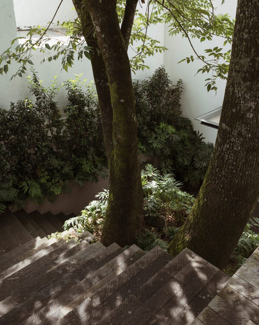 Entrance, Casa Tres Árboles in Valle de Bravo by Direccion
