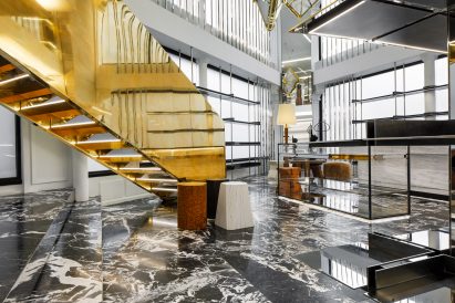 Interior image of the Celine store