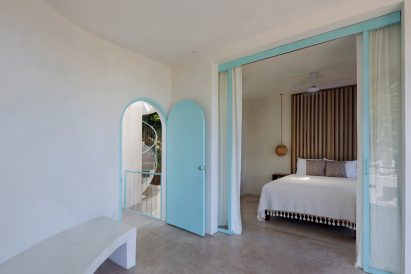 Bedroom inside Chiripa housing complex