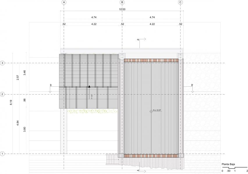 Exterior floor plan