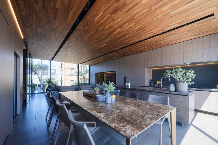 Interior of Espirit House in Tokyo by Apollo Architects & Associates