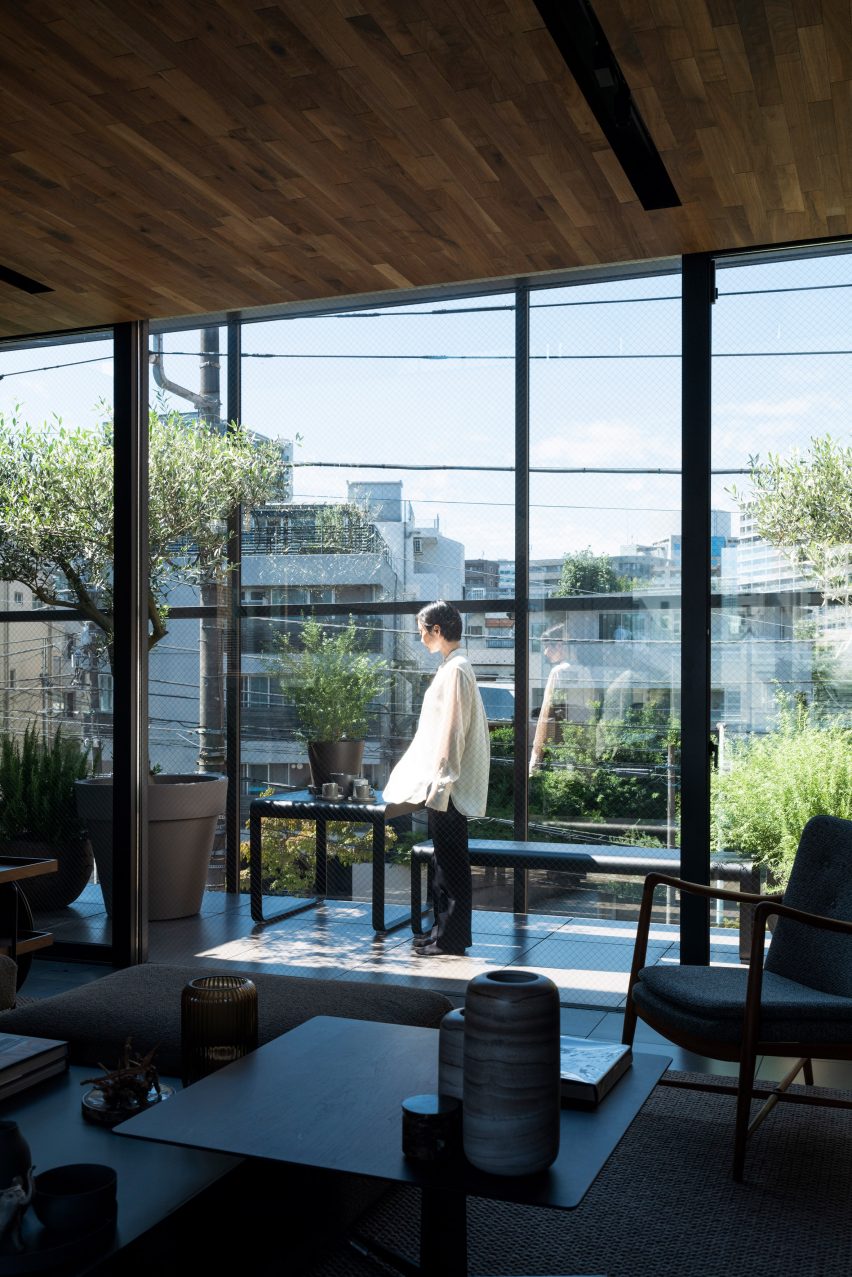 Interior of Espirit House in Tokyo by Apollo Architects & Associates