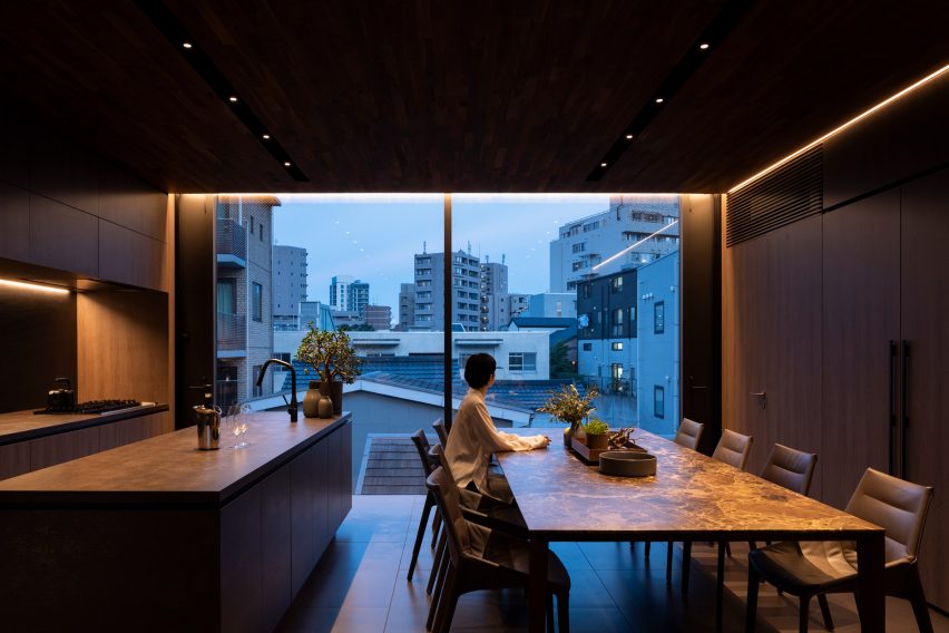 Interior of Espirit House in Tokyo by Apollo Architects & Associates