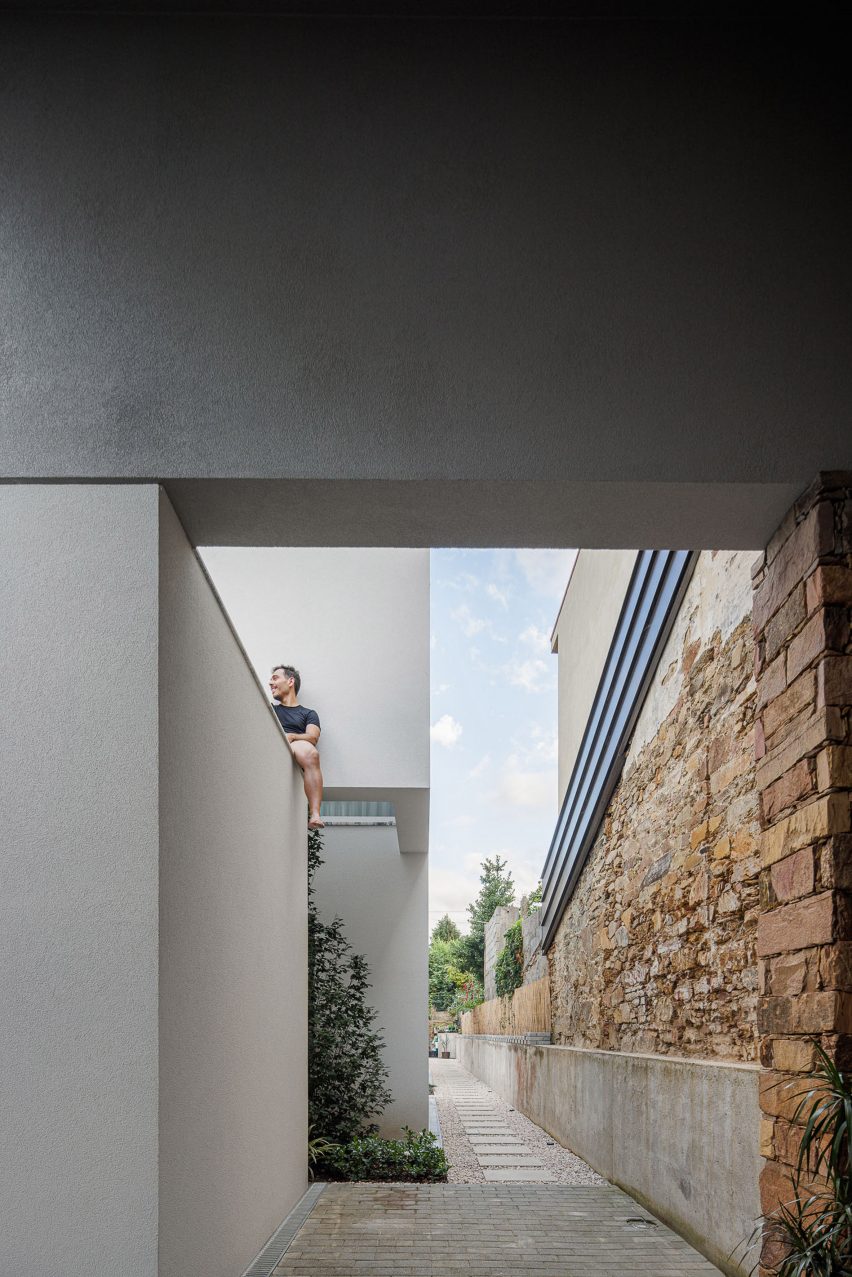 Exterior of Forte House by Pema Studio in Santo Tirso