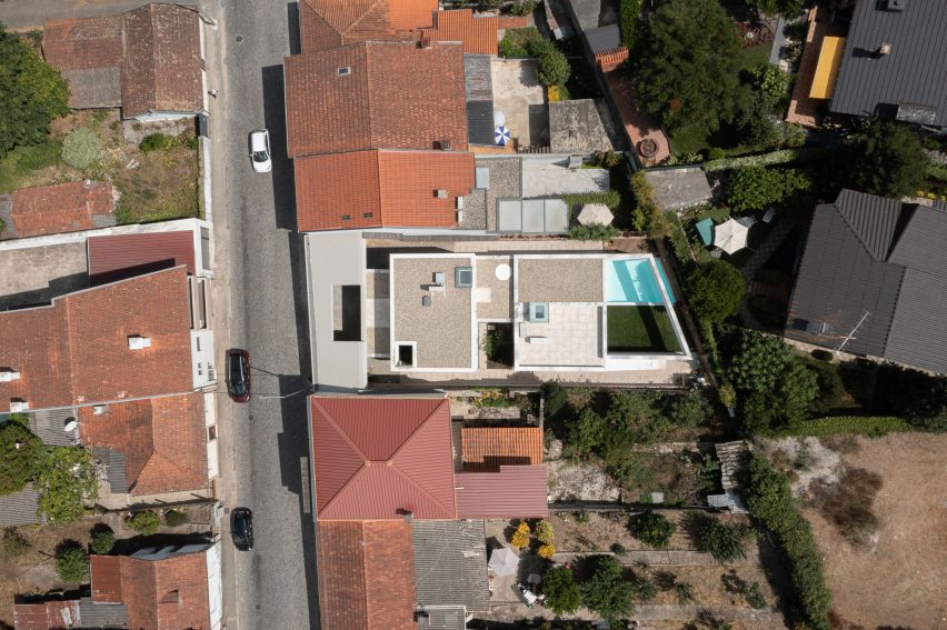Exterior of Forte House by Pema Studio in Santo Tirso