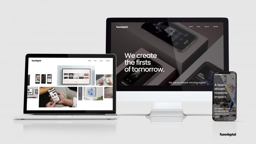 Website for Fusedigital for Fuseproject