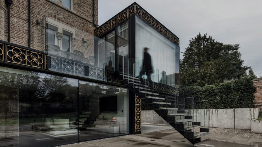 Ornamental extension at Quatrefoil House by Hyde + Hyde