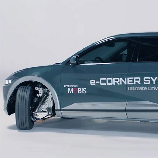 Sideways driving car