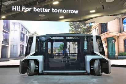 Hyundai Mobis' Ioniq 5 car at CES