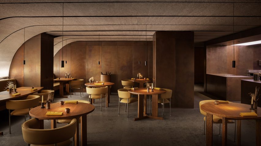 Interior of Ikoyi restaurant by David Thulstrup