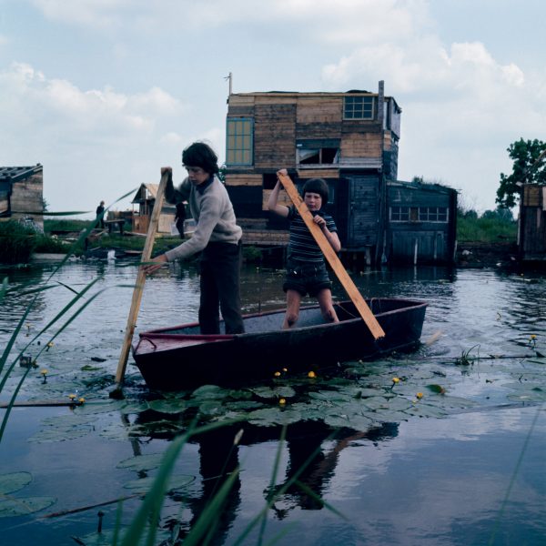 Children on a rowing boat in Jongensland, photographed by Ursula Schulz-Dornburg
