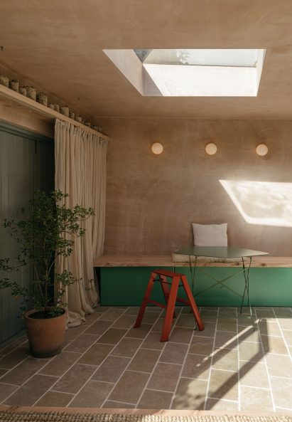 Seating area in Leyton Garden studio by Paul Westwood