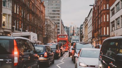 London traffic jam