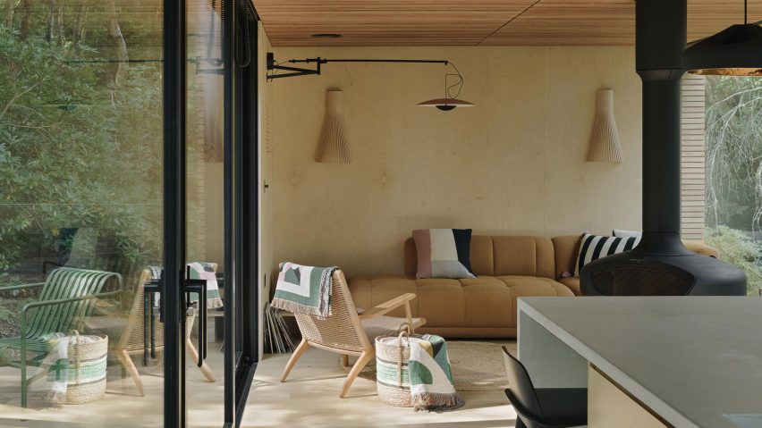 Interior of Looking Glass Lodge by Michael Kendrick Architects