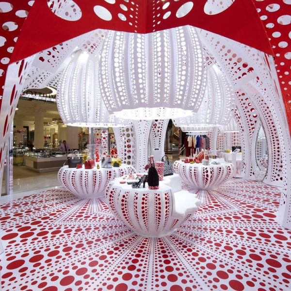 Yayoi Kusama collaboration with Louis Vuitton in 2012
