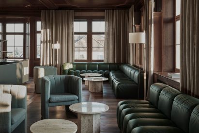 The interior of Mammertsberg restaurant