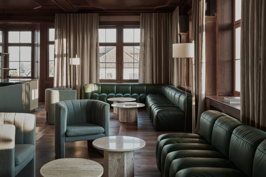 The interior of Mammertsberg restaurant