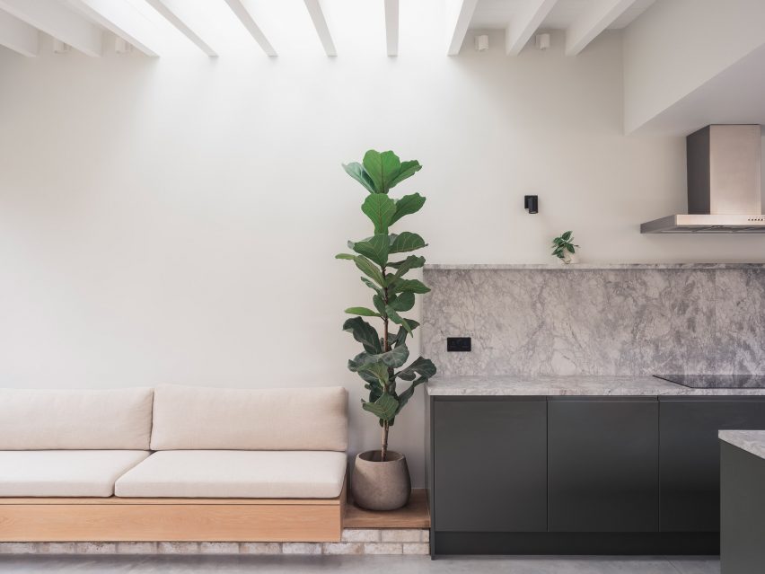 Interior of MarshKeene's Plinth House in South London
