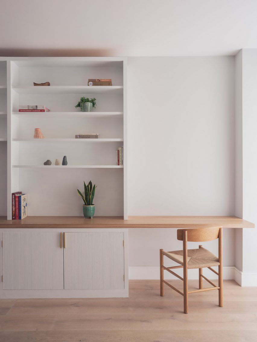 Interior of MarshKeene's Plinth House in South London