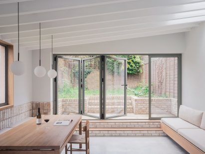 Interior of MarshKeene's Plinth House in South London