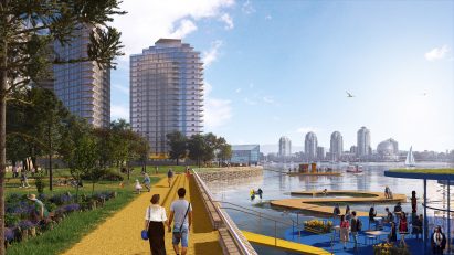 MVRDV water level plan for Vancouver
