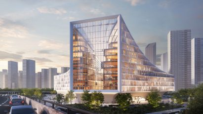 Render of Wuhan Library