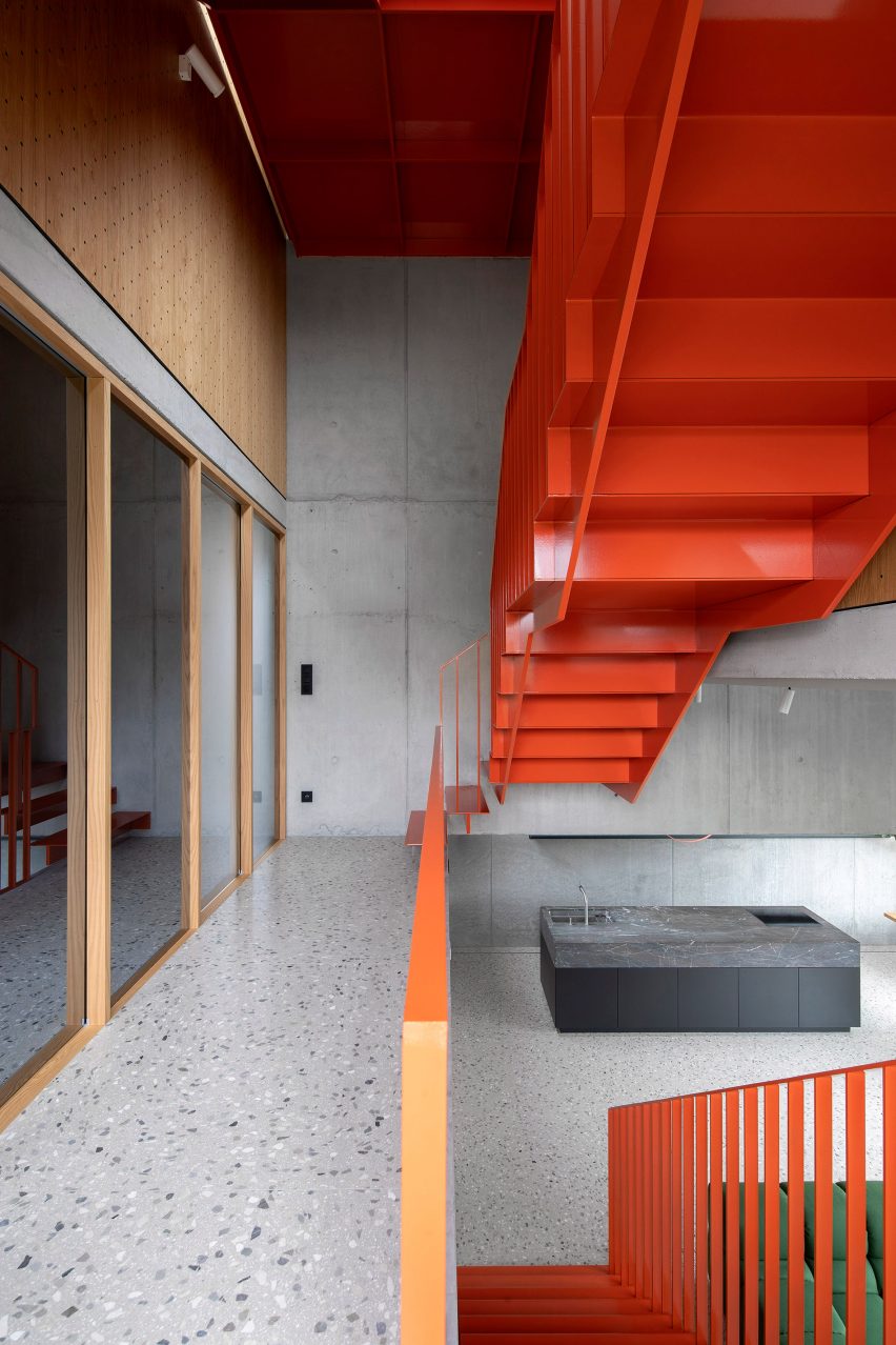 Interior of Na Rade House by NOIZ architekti