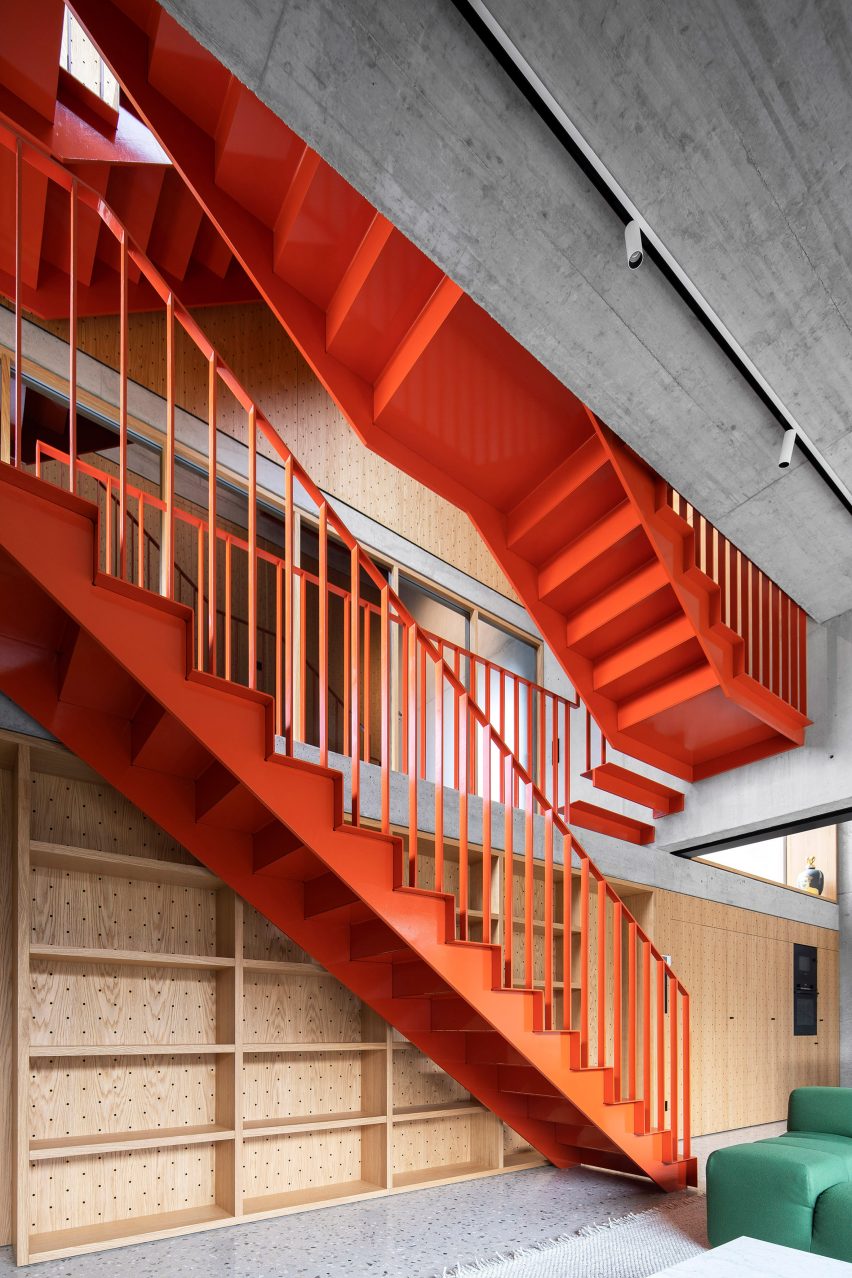 Interior of Na Rade House by NOIZ architekti