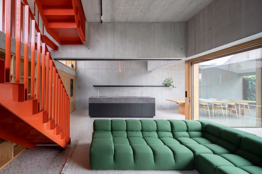 Interior of Na Rade House by NOIZ architekti