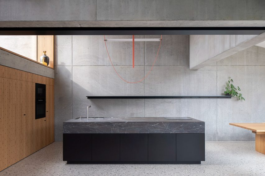 Interior of Na Rade House by NOIZ architekti