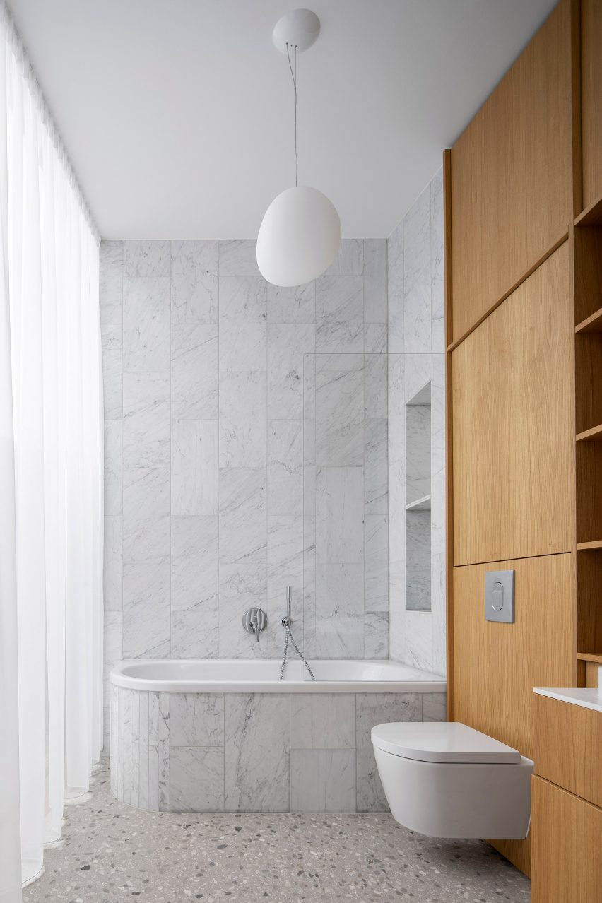 Interior of Na Rade House by NOIZ architekti