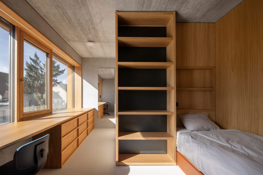 Interior of Na Rade House by NOIZ architekti