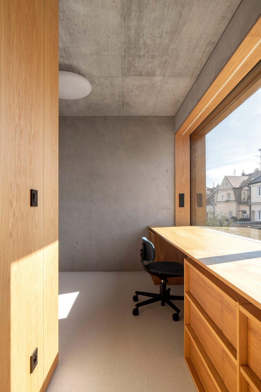 Interior of Na Rade House by NOIZ architekti