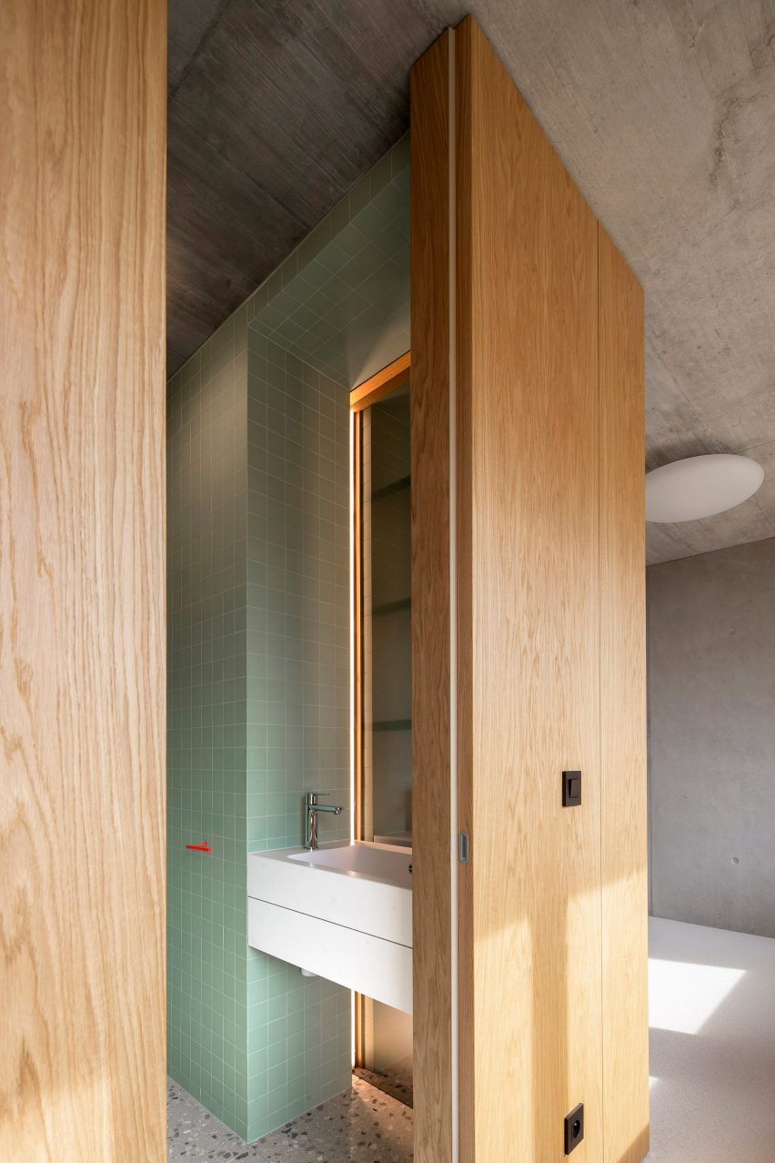 Interior of Na Rade House by NOIZ architekti