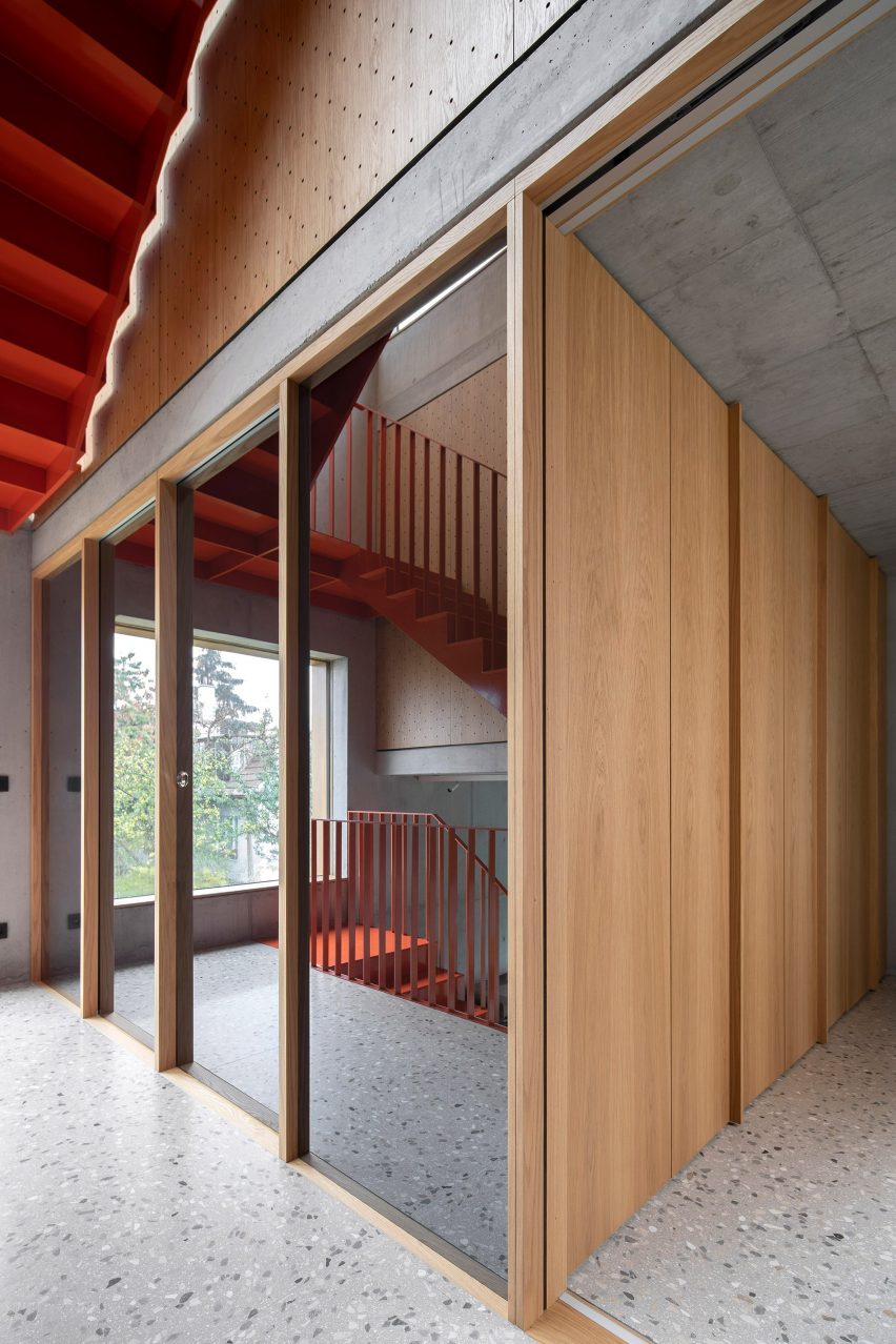 Interior of Na Rade House by NOIZ architekti
