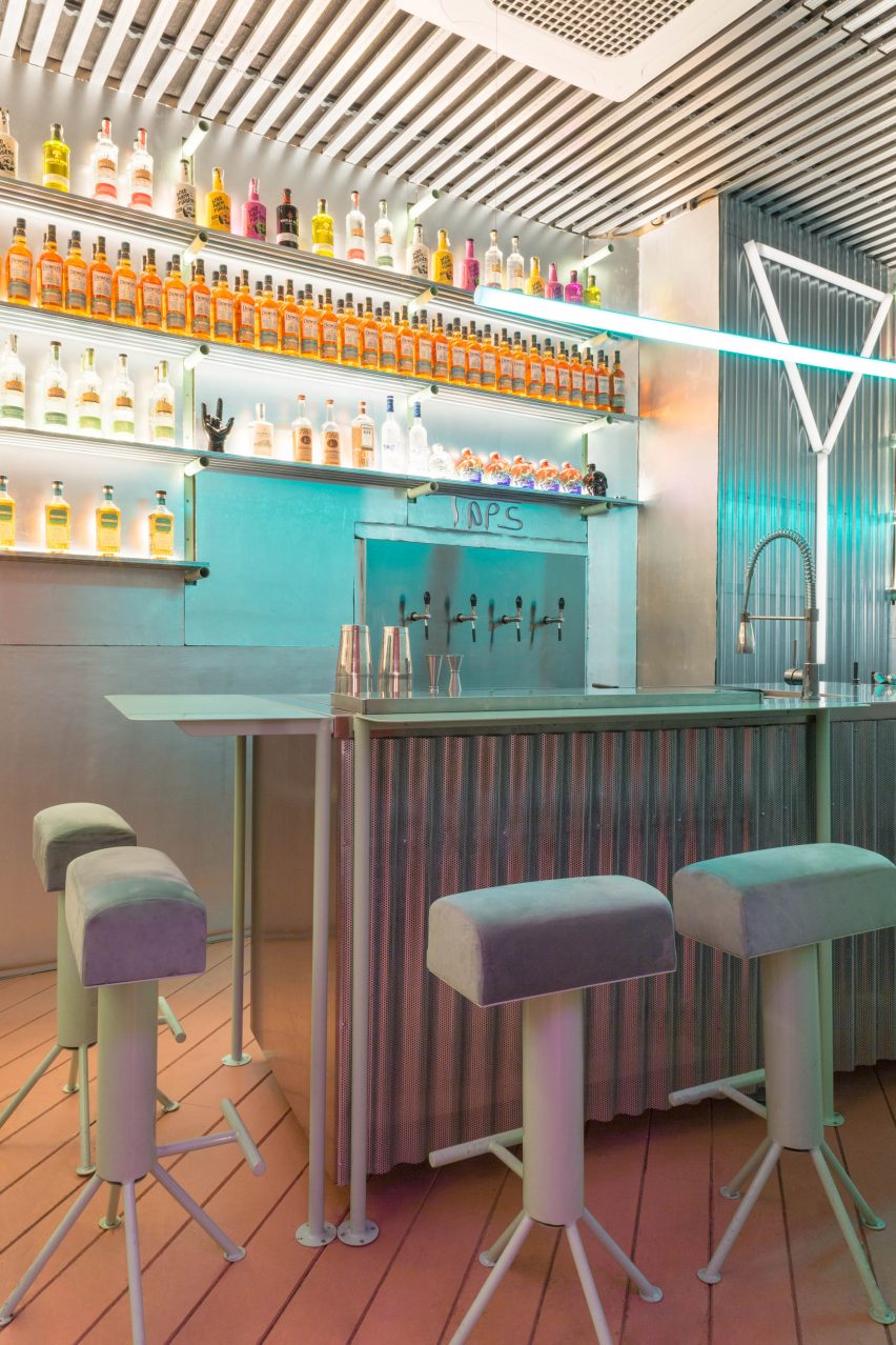 Laboratory room in Naked and Famous bar by Lucas y Hernández-Gil