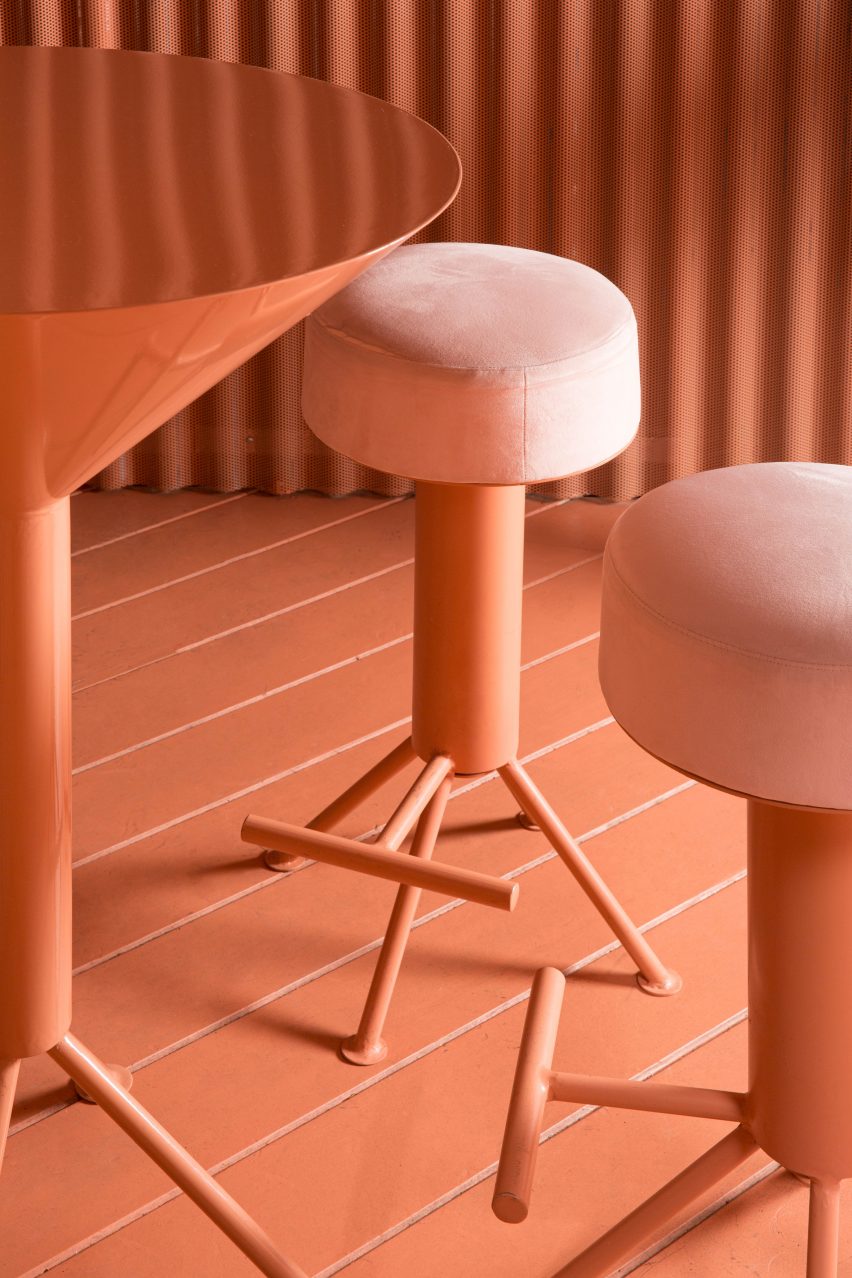 Stool in Naked and Famous bar by Lucas y Hernández-Gil
