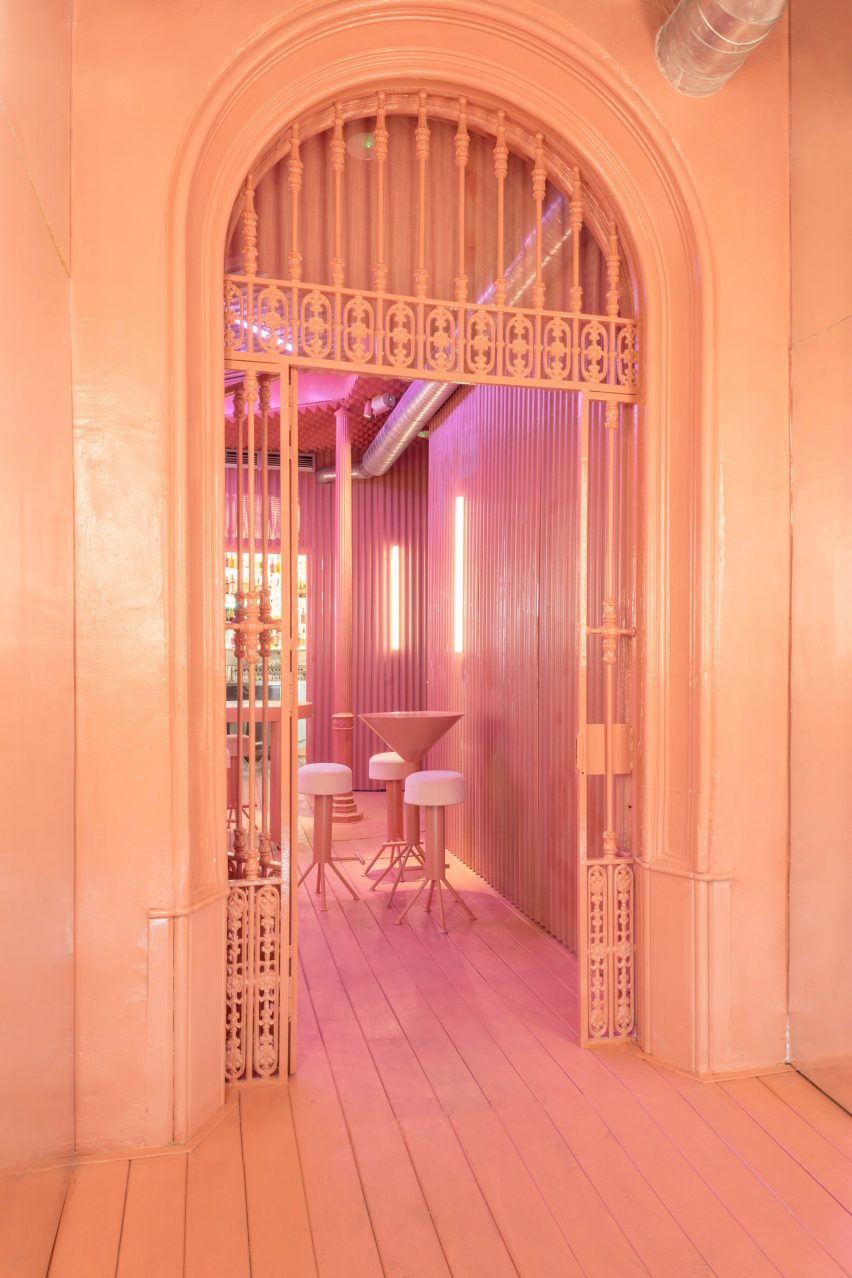 Lobby of Naked and Famous bar by Lucas y Hernández-Gil