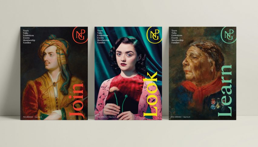 National Portrait gallery new brand identity