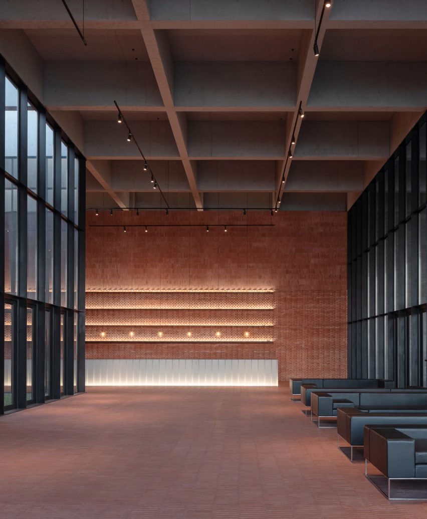 Interior of Ningwu Oatmeal Factory in China by JSPA Design