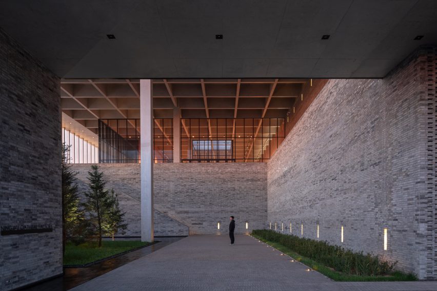 Interior of Ningwu Oatmeal Factory in China by JSPA Design
