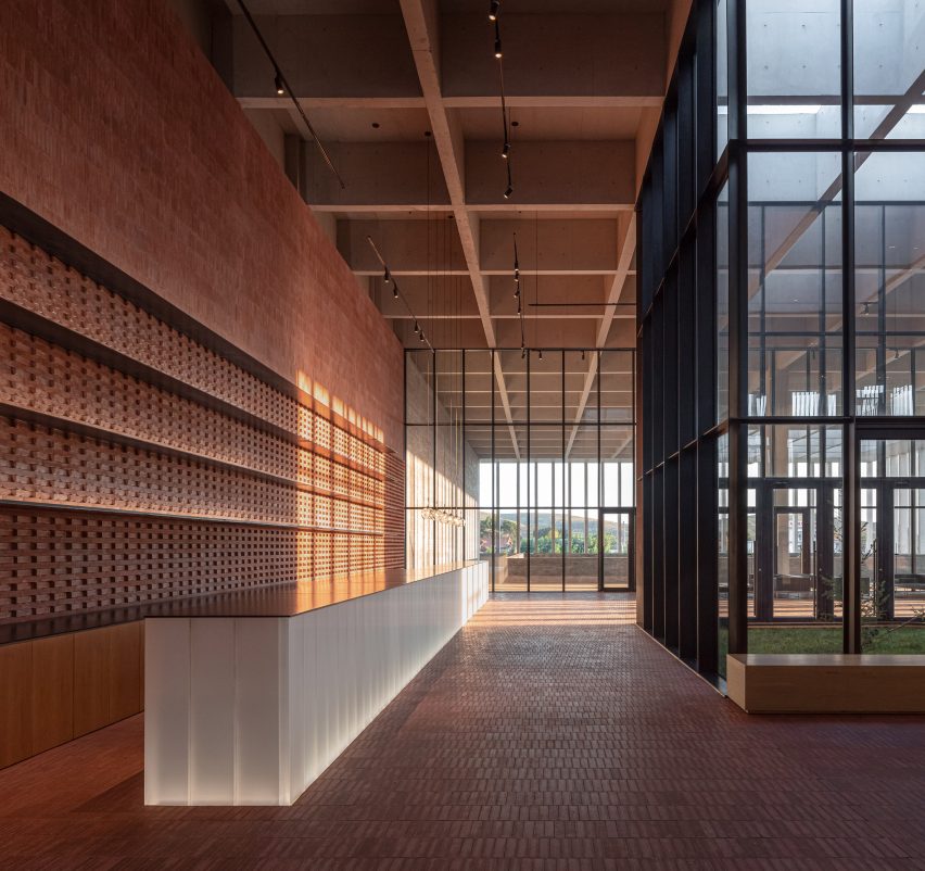 Interior of Ningwu Oatmeal Factory in China by JSPA Design
