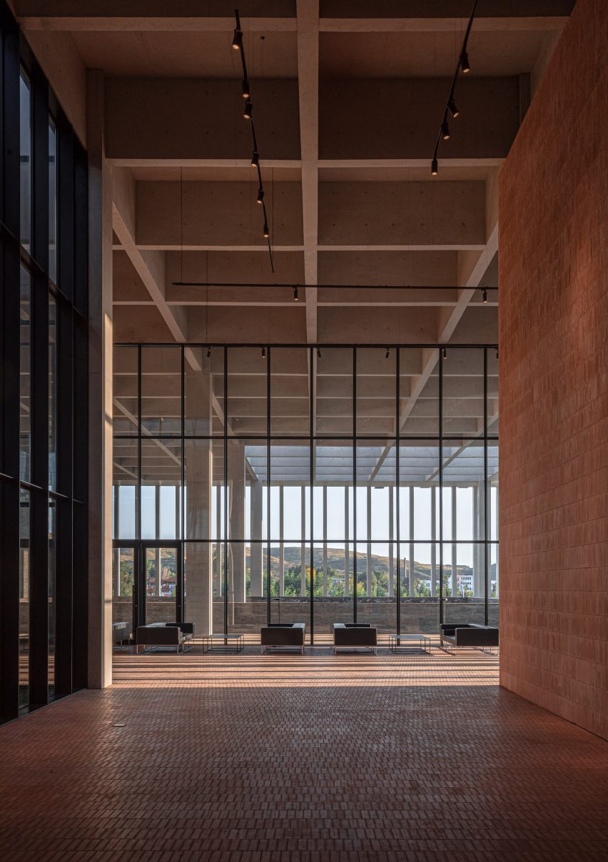 Interior of Ningwu Oatmeal Factory in China by JSPA Design