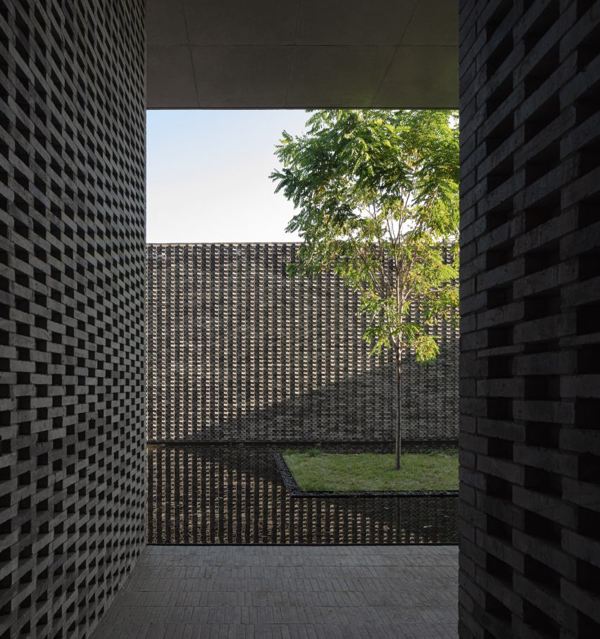 Exterior of Ningwu Oatmeal Factory in China by JSPA Design