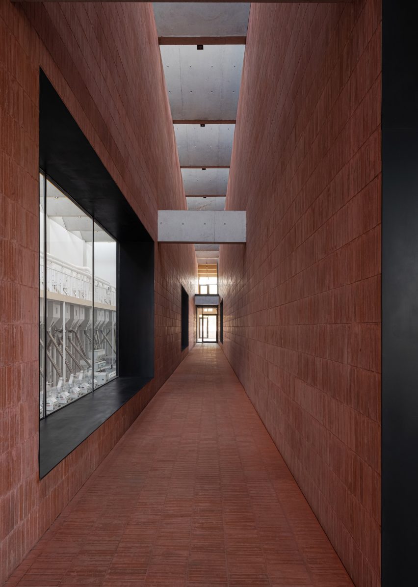 Interior of Ningwu Oatmeal Factory in China by JSPA Design
