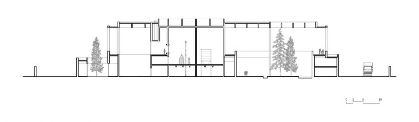 Section of Ningwu Oatmeal Factory in China by JSPA Design