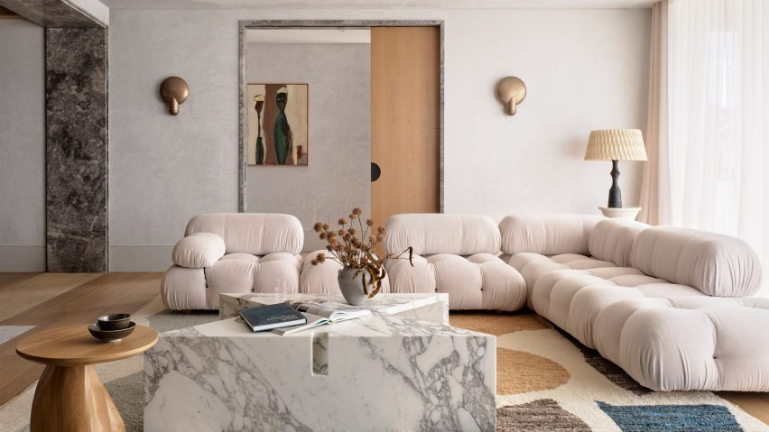 Living room interior of Pacific House designed by Alexander & Co
