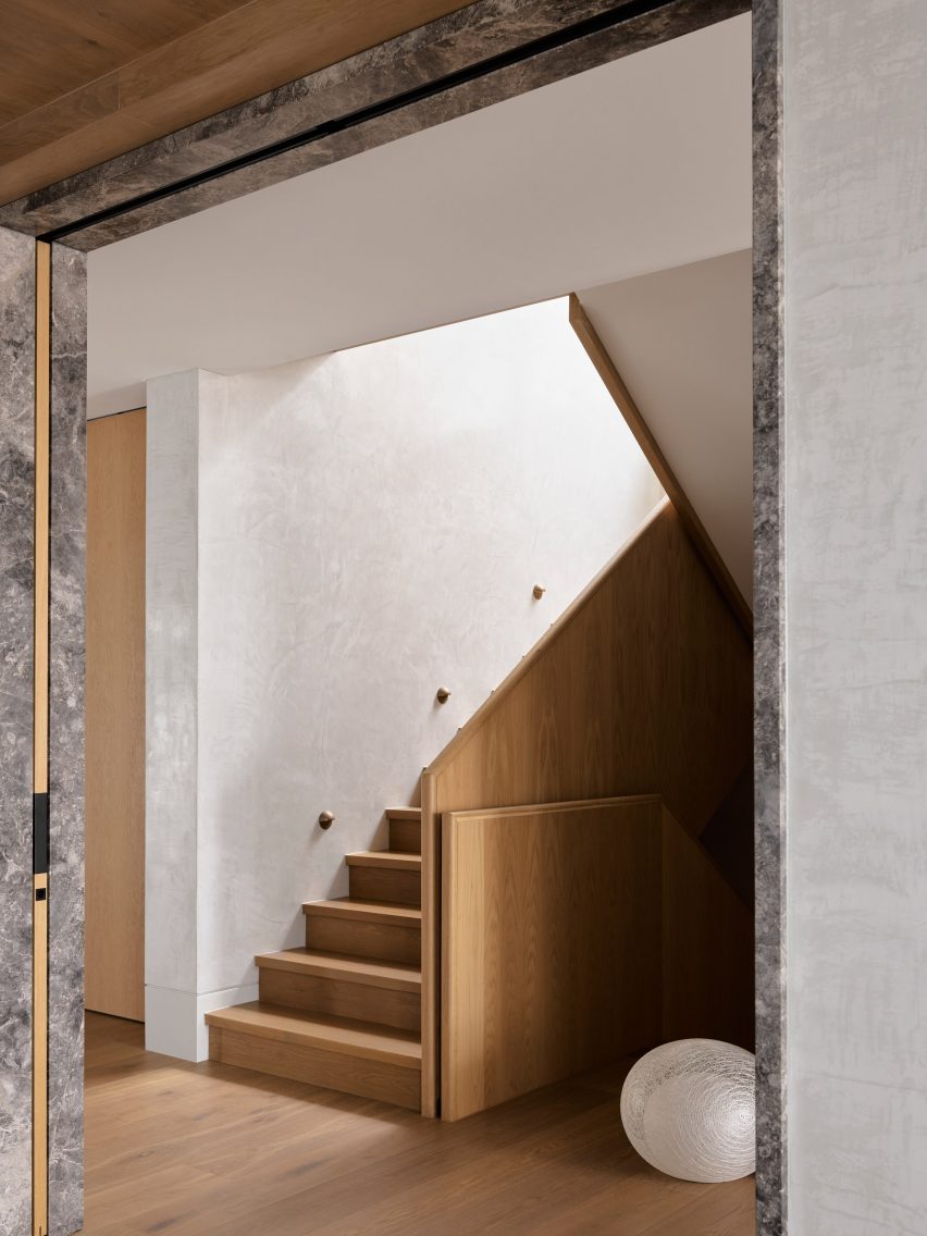 Staircase inside Pacific House designed by Alexander & Co